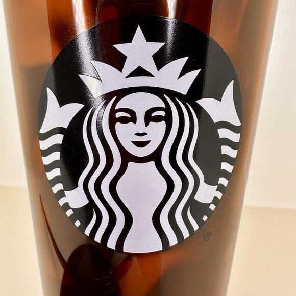 NEW Starbucks Venti Tortoise Shell Tumbler 24oz Brown Mocha VERY RARE 2019 - Picture 4 of 7
